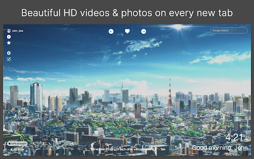 Dreamy - Anime HD New Tab Sharing App screenshot