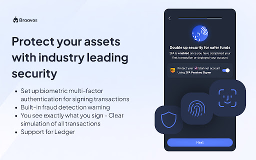 Braavos: Bitcoin & Starknet Wallet screenshot