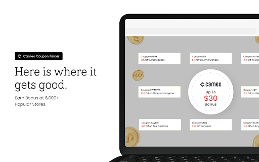 Cameo Coupon Saver - Official Coupons & Best Deals screenshot