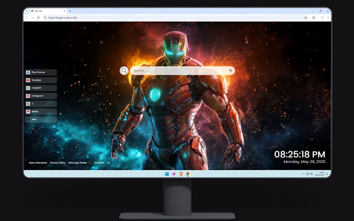 Iron Man Superhero Live Wallpaper screenshot