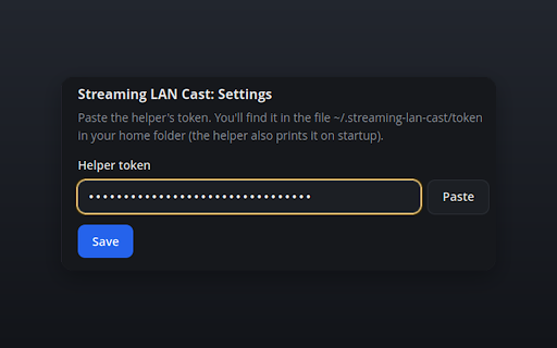 Streaming LAN Cast screenshot