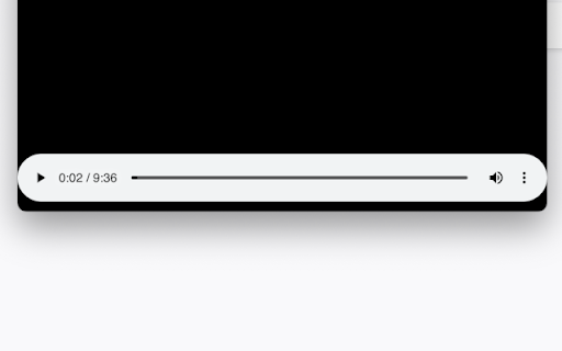 Wide audio players screenshot