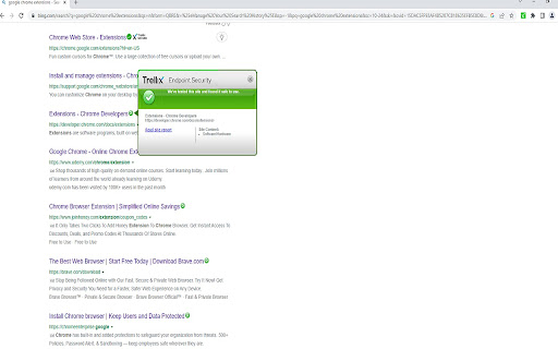 Trellix Endpoint Security Web Control screenshot