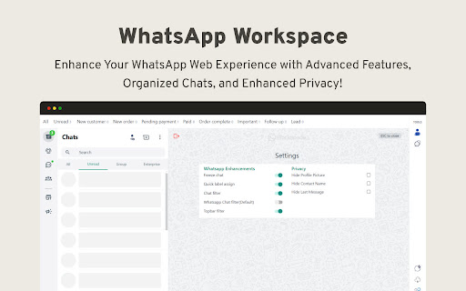 Whatsapp Workspace screenshot