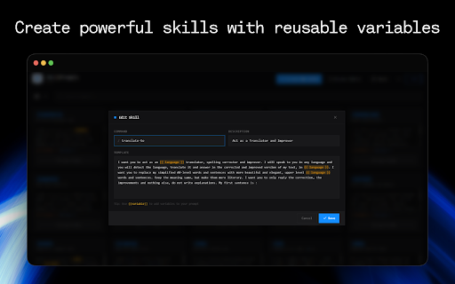 SkillPrompts screenshot