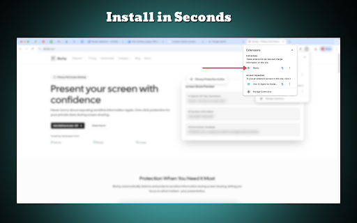 Blurby screenshot