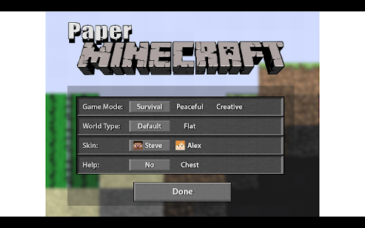 Paper Minecraft Game - 2D Sandbox Crafting screenshot