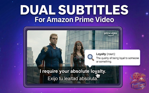 Amazon Prime Subtitles & Dictionary screenshot