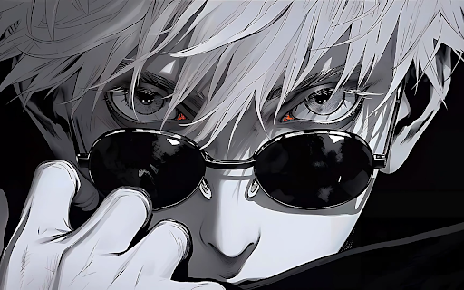 JJK Black And White Gojo Look Live Wallpaper screenshot