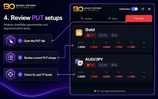 Binary Options AI Signals screenshot