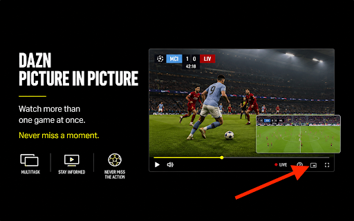 DAZN: Picture in Picture screenshot