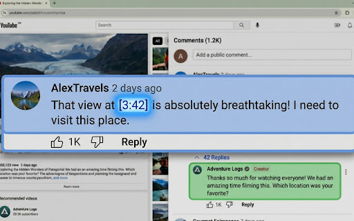 YouTube Comment Highlighter screenshot