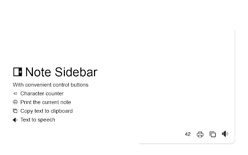 Note Sidebar screenshot
