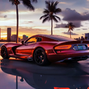 Dodge Viper Sunset Live Wallpaper icon
