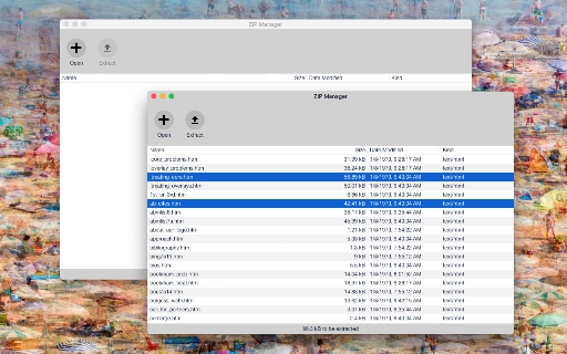 ZIP Manager (zip, rar, 7z) screenshot