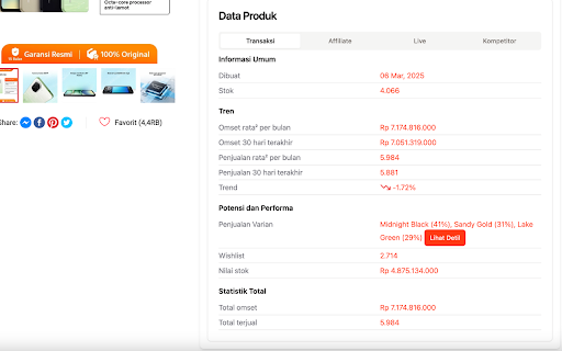 Datapinter screenshot