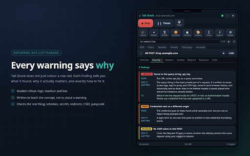 Tab Shark screenshot