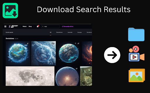 DeviantArt Images Downloader screenshot