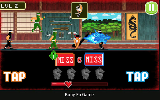 Fighting game of kung fu game screenshot