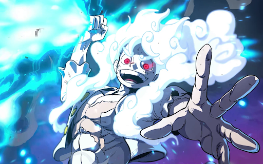 Gear 5 Luffy Live Wallpaper - One Piece New Tab screenshot