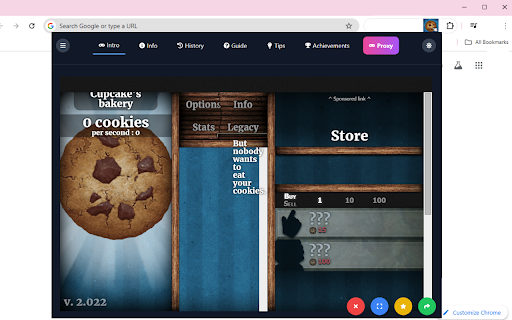 Cookie Clicker Unblocked screenshot