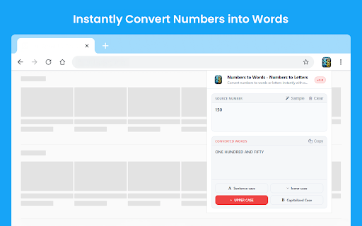 Numbers to Words - Numbers to Letters screenshot
