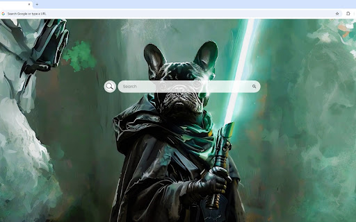 Bulldog Jedi Live Wallpaper screenshot