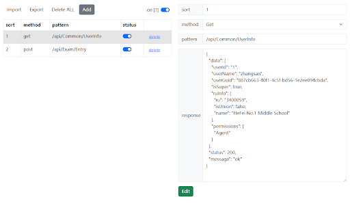 ModifyAjaxResponse screenshot
