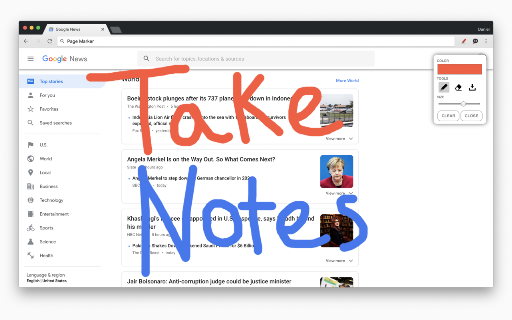 Page Marker - Draw on Web screenshot