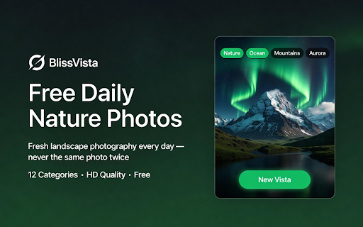 Free Daily Nature/Landscape Photos BlissVista screenshot