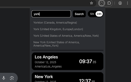 World Clocks screenshot