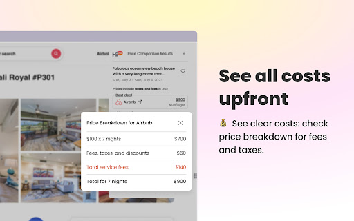 HiChee: Airbnb/Booking/Vrbo Price Comparison screenshot