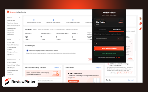 Review Pinter screenshot
