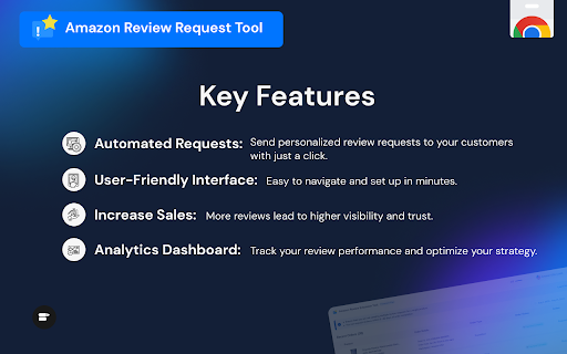 Amazon Review Request Tool screenshot