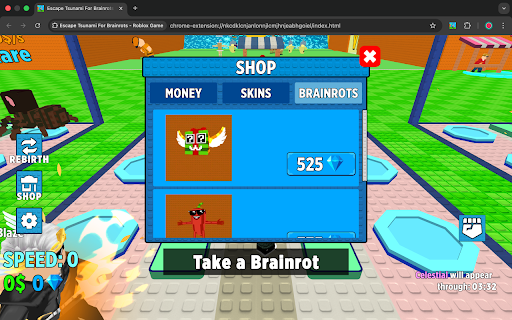 Escape Tsunami For Brainrots - Roblox Game screenshot