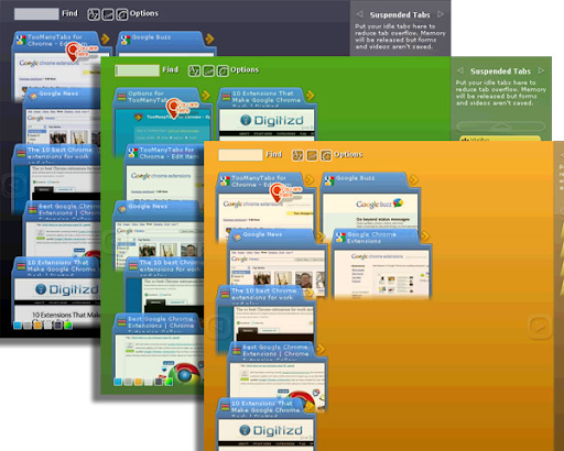 TooManyTabs for Chrome screenshot