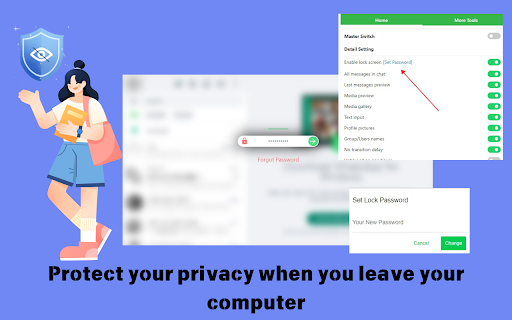 Privacy Extension for WhatsApp Privacy screenshot