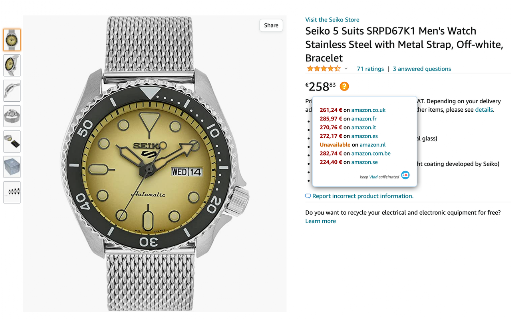 Price Snoop - Smarter Shopping on Amazon(r) screenshot