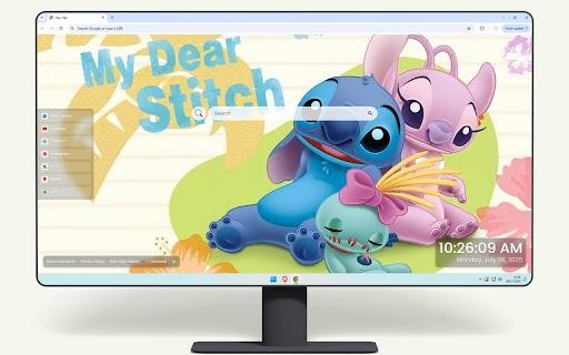 Stitch and Angel Live Wallpaper screenshot