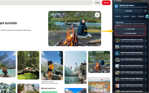 MetaPix EXIF Viewer screenshot