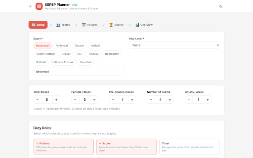 SEPEP Planner by ConnectedPE screenshot