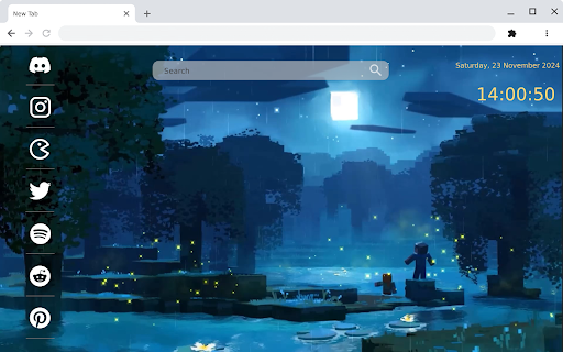 Blue Lake Minecraft - Dive Into Adventure! screenshot