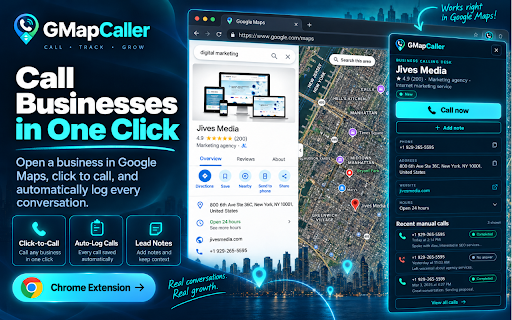 GMap Caller — CRM & AI Calling for Maps screenshot