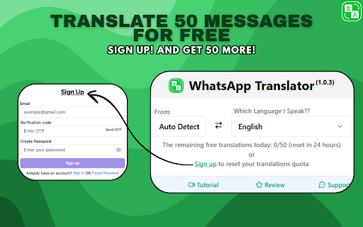 WhatsApp™ Web Translator-Real-time Message Translate screenshot