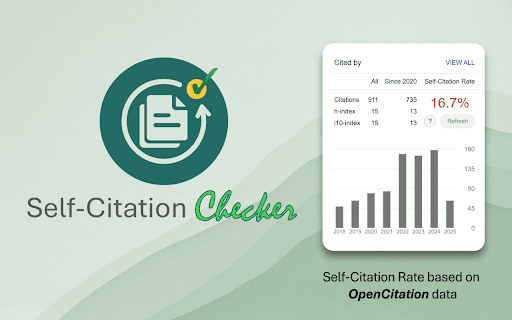 Self-Citations Checker screenshot