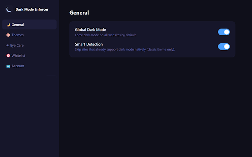 Dark Mode Enforcer + Eye Care screenshot