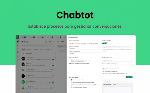 Whato - CRM para Whatsapp & Automatización de mensajes screenshot