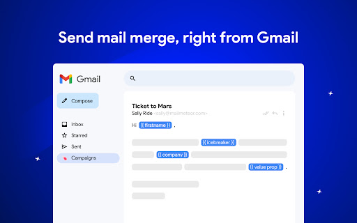 Mail Merge for Gmail - Mailmeteor screenshot