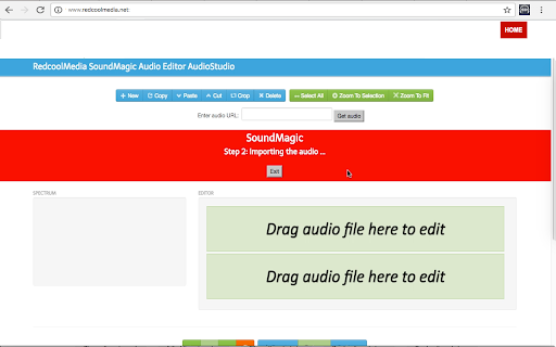 SoundMagic MP3 and WAV editor for audio files screenshot