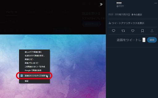 Twitter, Download Original Image screenshot